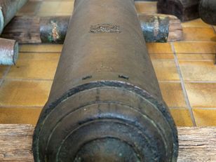 Close up view of the canon