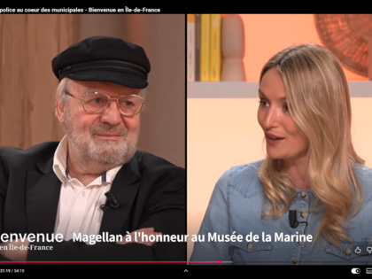 Le Figaro TV : Michel Chandeigne présente l’exposition Magellan au musée national de la Marine