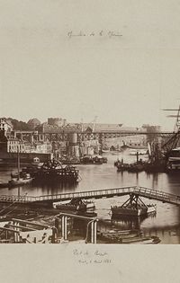 Photo ancienne du port de Brest Photo du port de Brest en 1861