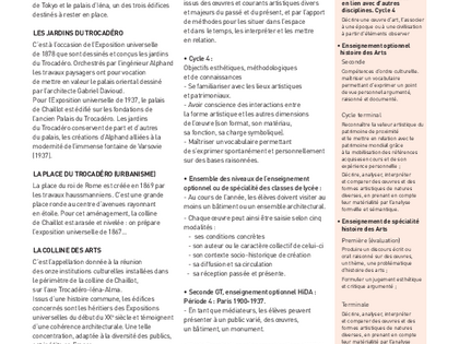 Dossier Pédagogique - parcours - palais de Chaillot - 2025 Dossier Pédagogique - parcours - palais de Chaillot - 2025