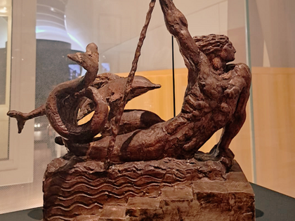 Une nouvelle vitrine autour du Normandie : l’esquisse du Génie de la mer dévoilée