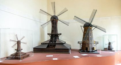 Modèle du moulin à draguer la vase