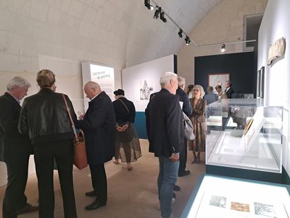 Vernissage de l'exposition "Virginie Hériot, une navigatrice au sommet de l'Olympe".