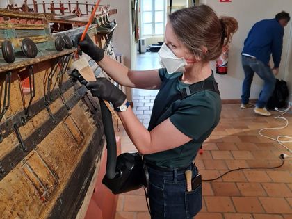 Focus sur le dépoussiérage du "Royal" et la restauration avec Ici par France Bleu et France 3