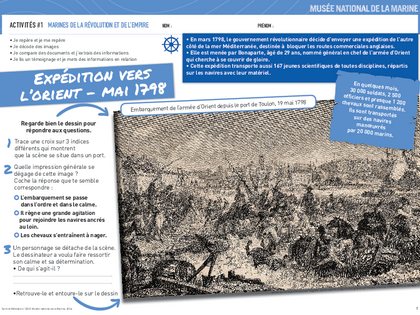 Dossier Pédagogique - activités primaires - marines de la révolution - 2024 Dossier Pédagogique - activités primaires - marines de la révolution - 2024
