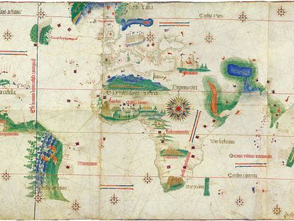 Planisphère de Cantino Une petite histoire des routes maritimes à partir du XVI siècle