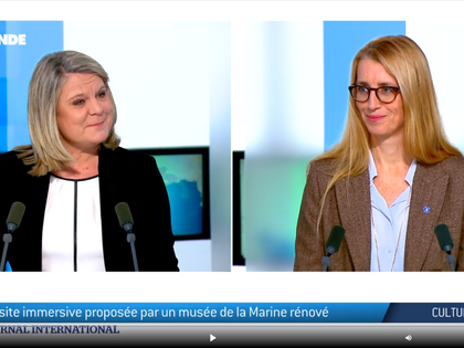 Sur Tv5 monde entretien avec Laurence Castany directrice adjointe