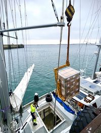 Chargement du bateau