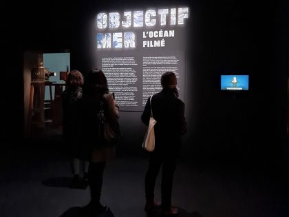 Inauguration de l'exposition "Objectif Mer : l'océan filmé"