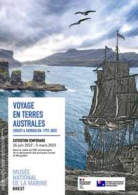 Affiche de l'exposition Affiche de l'exposition "Voyage en terres australes"