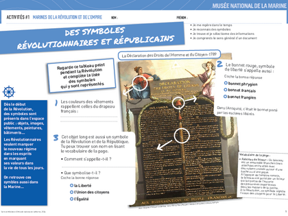 Dossier Pédagogique - activités primaires - marines de la révolution - 2024 Dossier Pédagogique - activités primaires - marines de la révolution - 2024