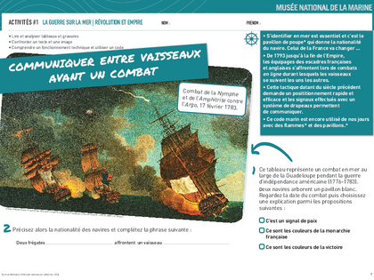 Dossier Pédagogique - activités secondaires - guerre sur mer - 2023 Dossier Pédagogique - activités secondaires - guerre sur mer - 2023