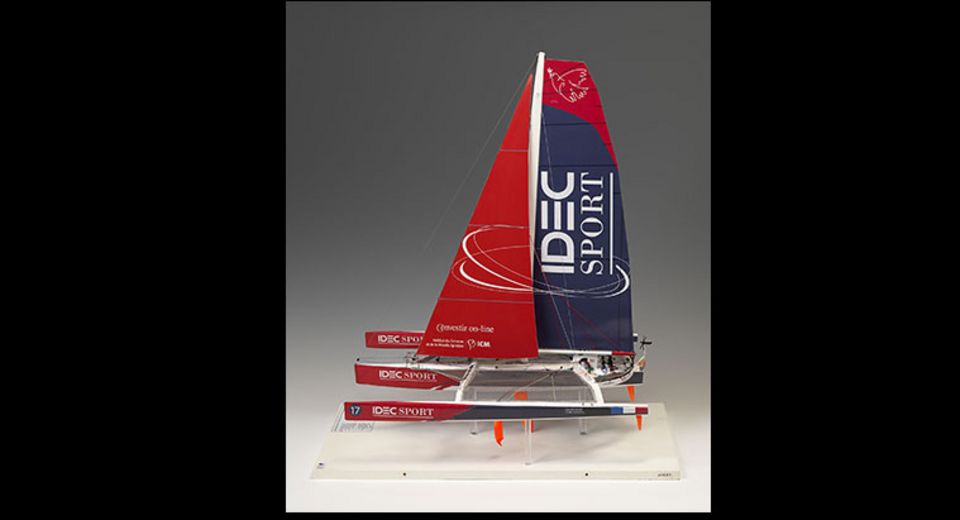 Maquette du trimaran Idec Sport