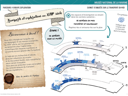 Dossier Pédagogique - carnets d'enquêtes - voyage d'exploration - commerce et transports - 2025