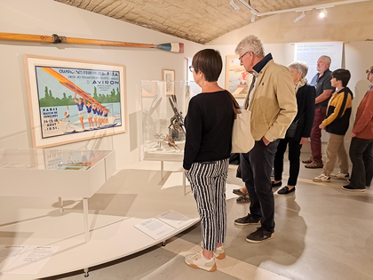 Vernissage de l’exposition "Jeux sur l'eau. En quête de victoires"
