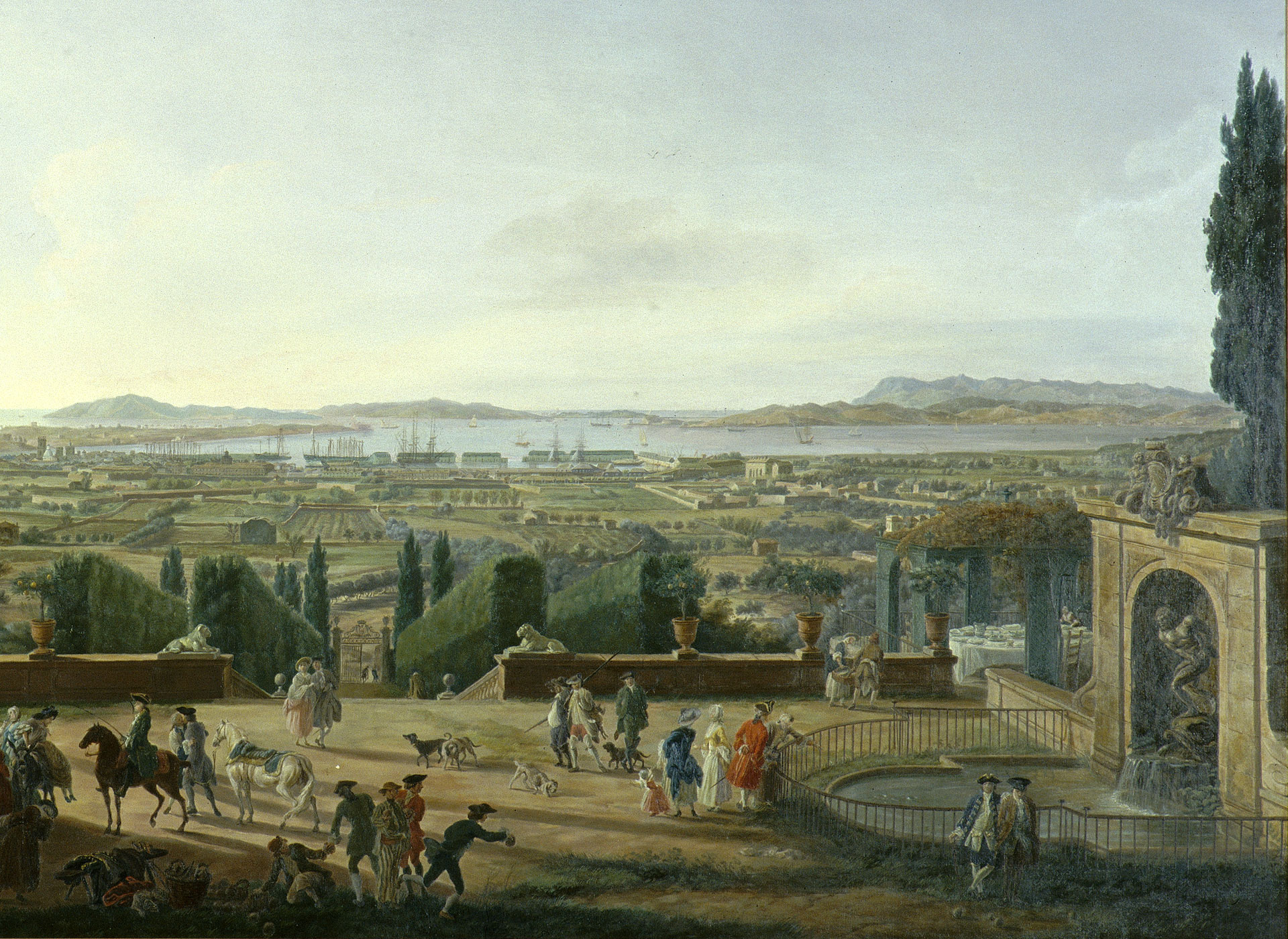 View of the City and Harbour of Toulon | Musée national de la Marine